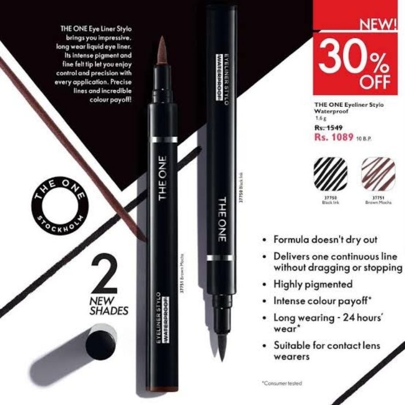 The one eyeliner stylo oriflame