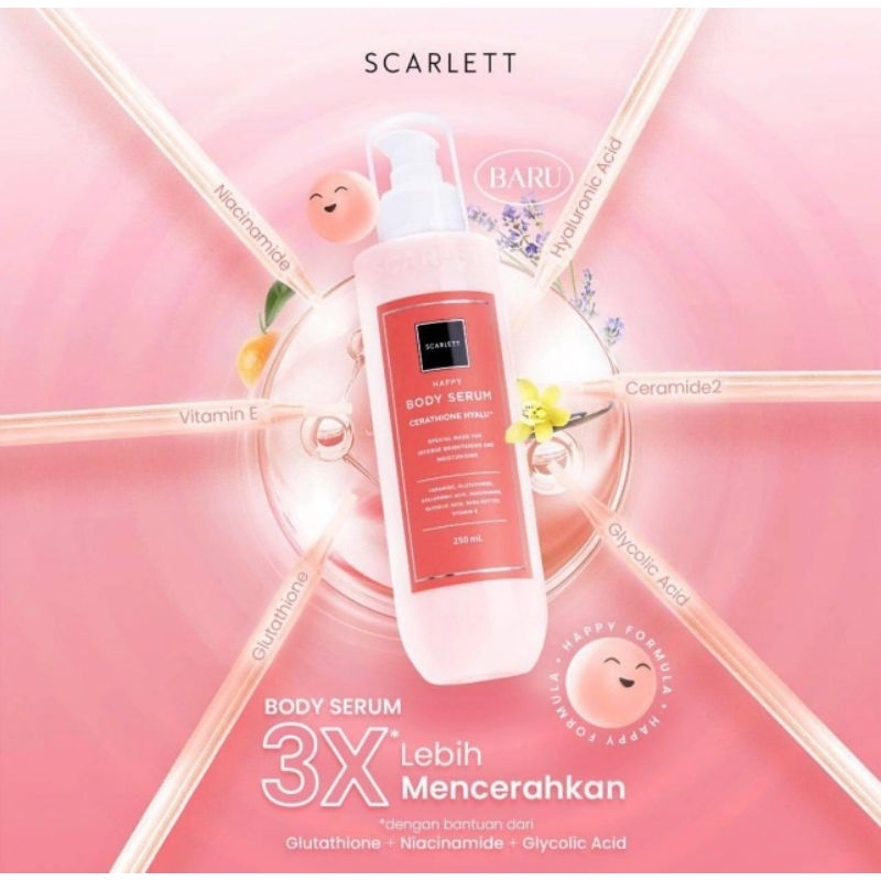 Scarlett Body Serum Happy