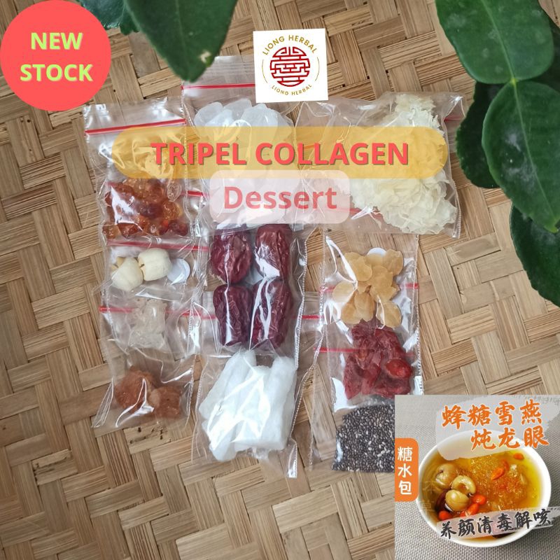 

TERLARIS Paketan Tripel Collagen Peach Gum Collagen Premium Tao Jiau