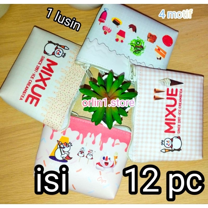 pesanan tepak sekolah isi 12 biji 1 lusin / KOTAK PENSIL gambar / Pencil Case Tepak Sekolah Unik/