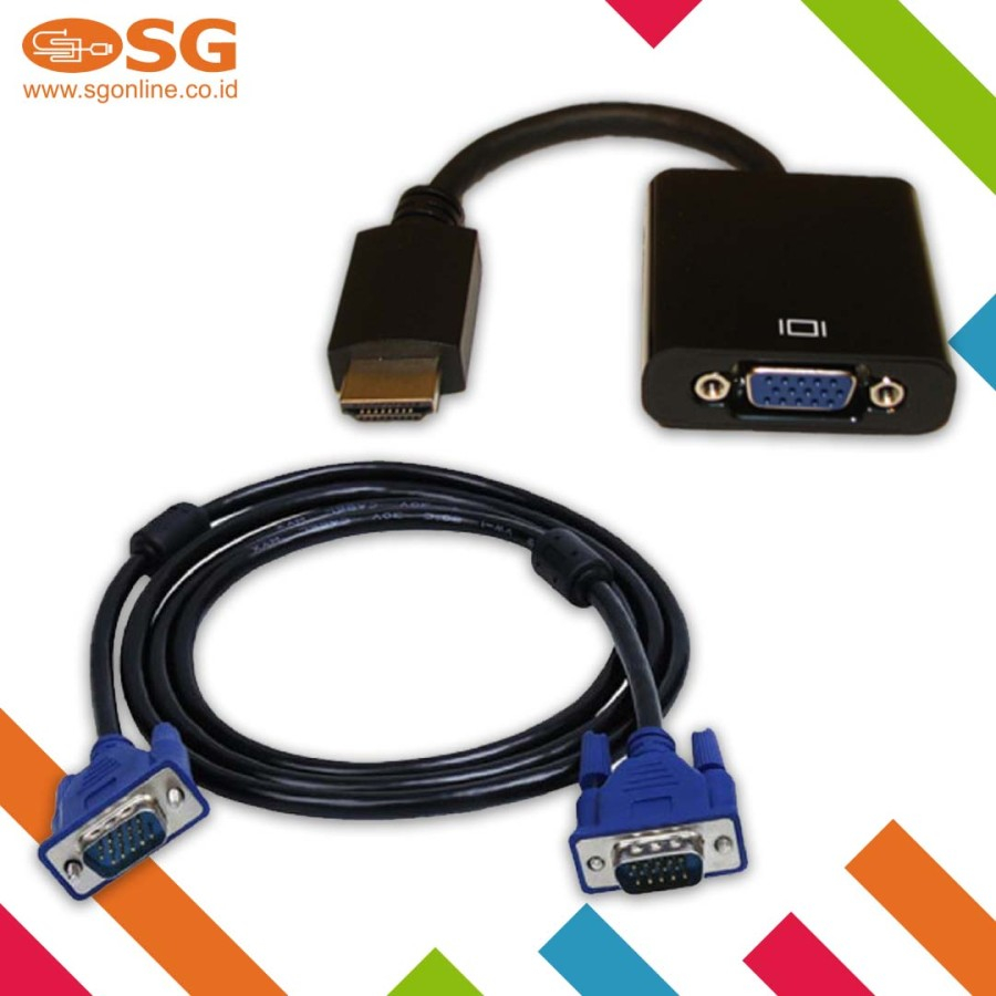 Special Bundling - Converter HDMI to VGA + kabel VGA 3m