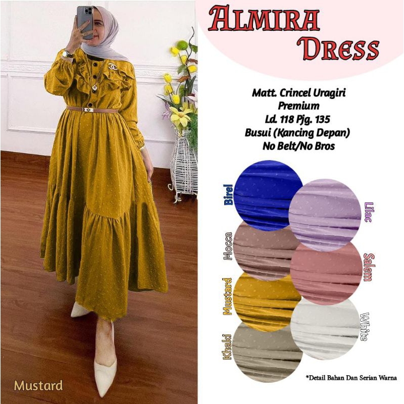 ALMIRA DRES GAMIS WANITA TERBARU