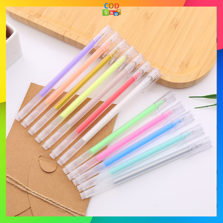 

COD - S5803 Pulpen Gel Warna / 1 Pcs Pena Gel Warna Warni / Pena Pulpen Gel / Pena Siswa Stabilo / Pena Stabilo Alat Tulis Siswa