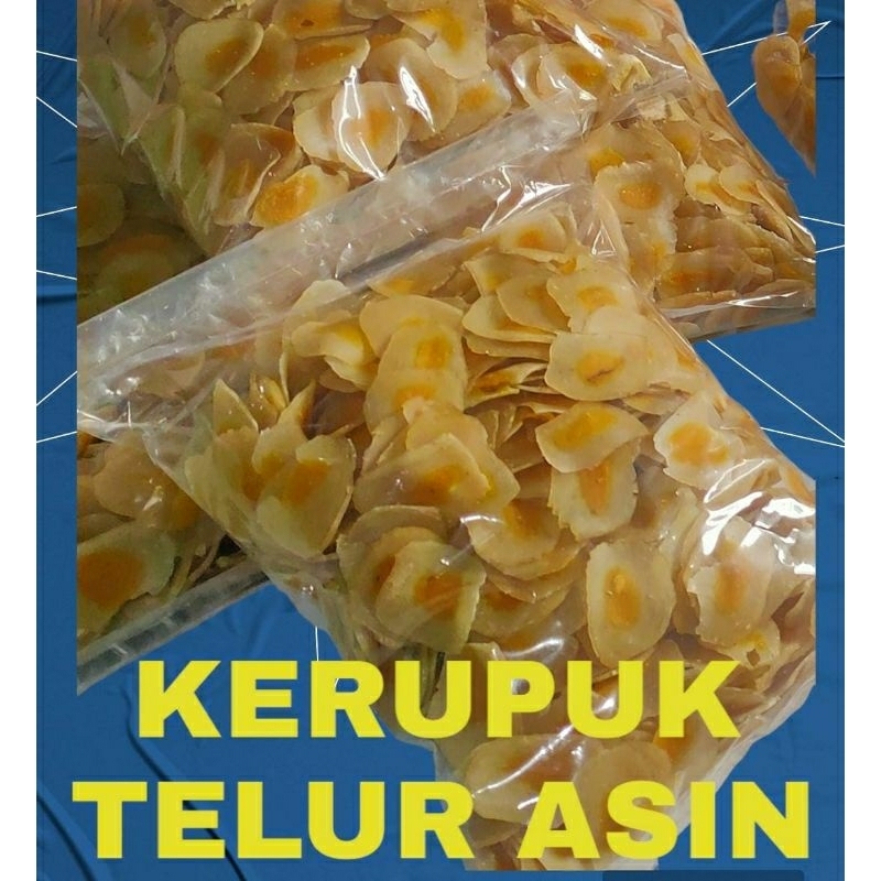 

krupuk telur asin 500gr