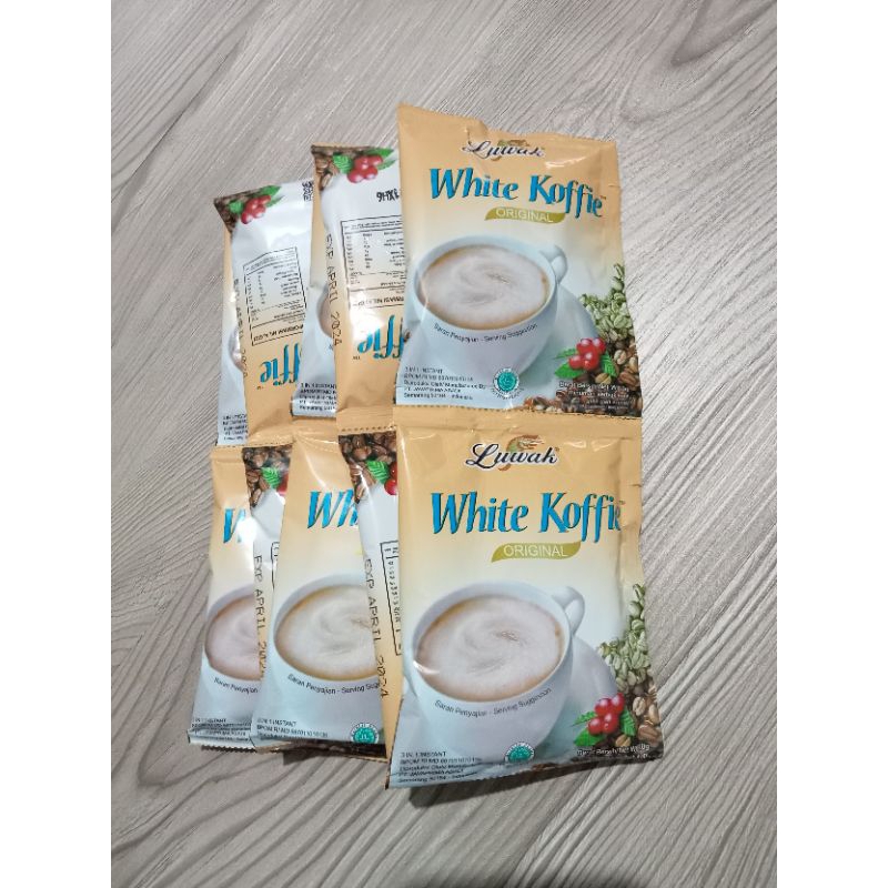 

Luwak white coffe 1renceng 10 sachet 20g