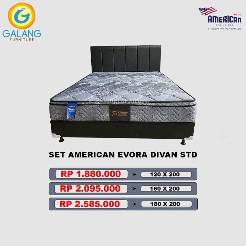 Kasur American evora comfortop 180x200