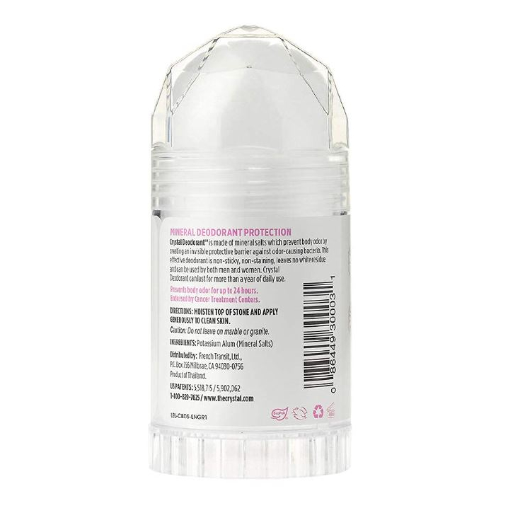 Crystal Stick Deodorant 120gr Cegah Bau Badan Keringat Burket ORI USA