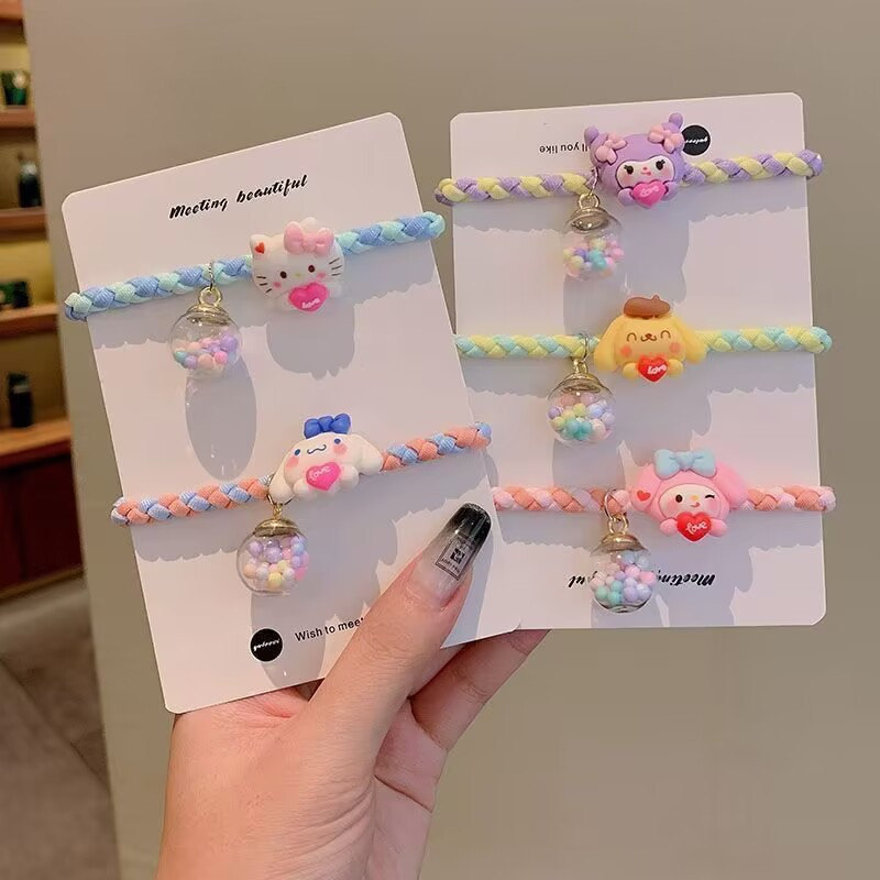 ikat rambut sanrio cinamoroll purin kuromi pochacco melody dewasa anak anak lucu estetik / scrunchie sanrio