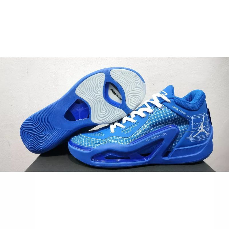 SEPATU BASKET AIR JORDAN TATUM 1 HIGH BLUE PRINT