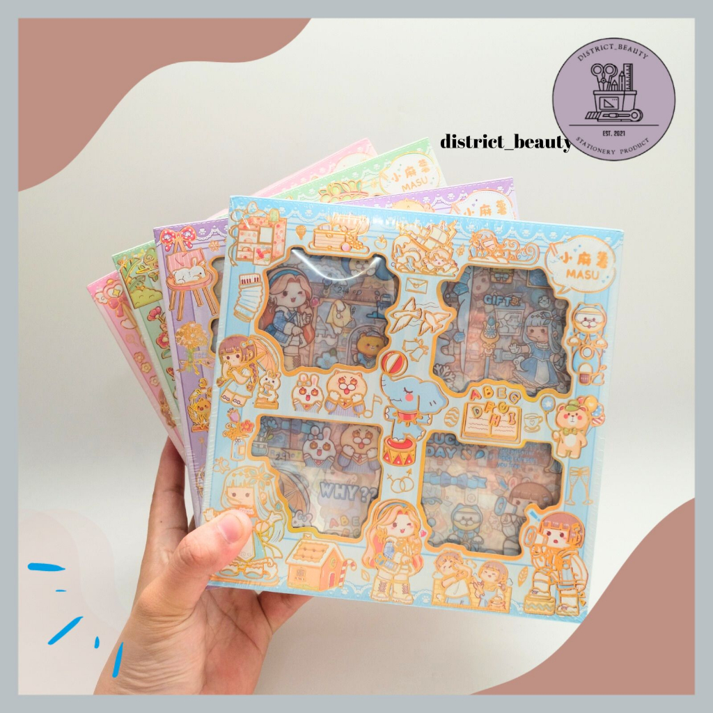 

STIKER MASU NEW VERSION ISI 100 LEMBAR STIKER 100 LEMBAR MASU CUTE GIRL VIRAL
