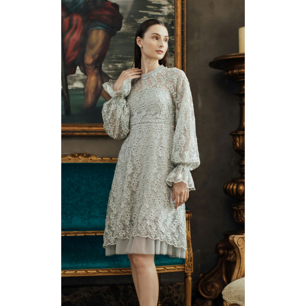 Kain Kebaya Bahan Brokat Santili Brukat Cantili Chantily Lace Kain Kebaya
