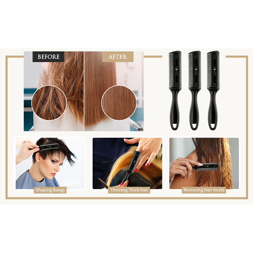 Alat Cukur Rambut 7 in 1 Peralatan Hair Styling Set Gunting Sisir Sasak