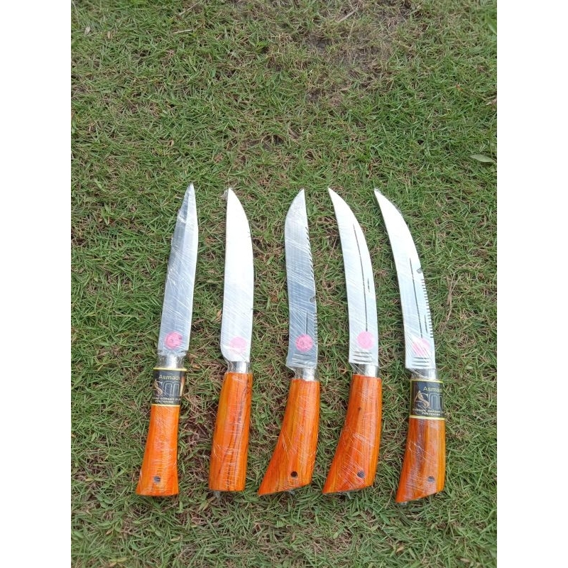 Pisau Baja Putih Anti Karat Original