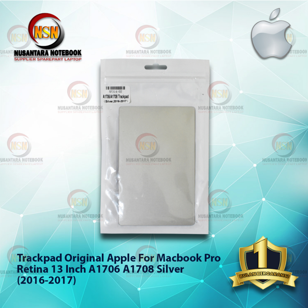 Trackpad Touchpad ORI Apple For Mac A1706 A1708 Silver (2016-2017)