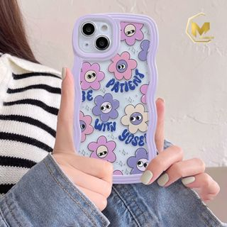 SS125 SOFTCASE SILIKON GELOMBANG MOTIF SMILE FLOWER FOR SAMSUNG A24 4G MA4836