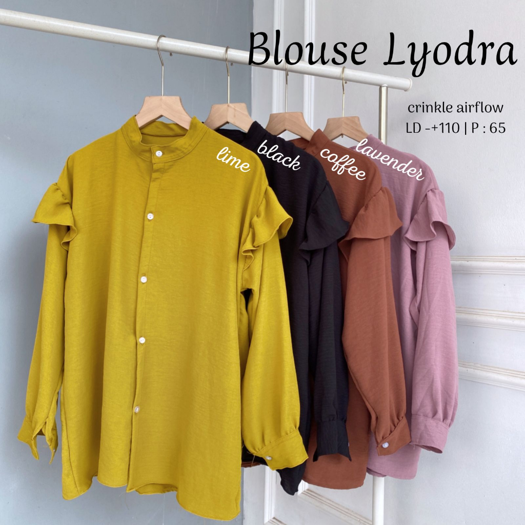 Blouse crinkle airflow Lyodra