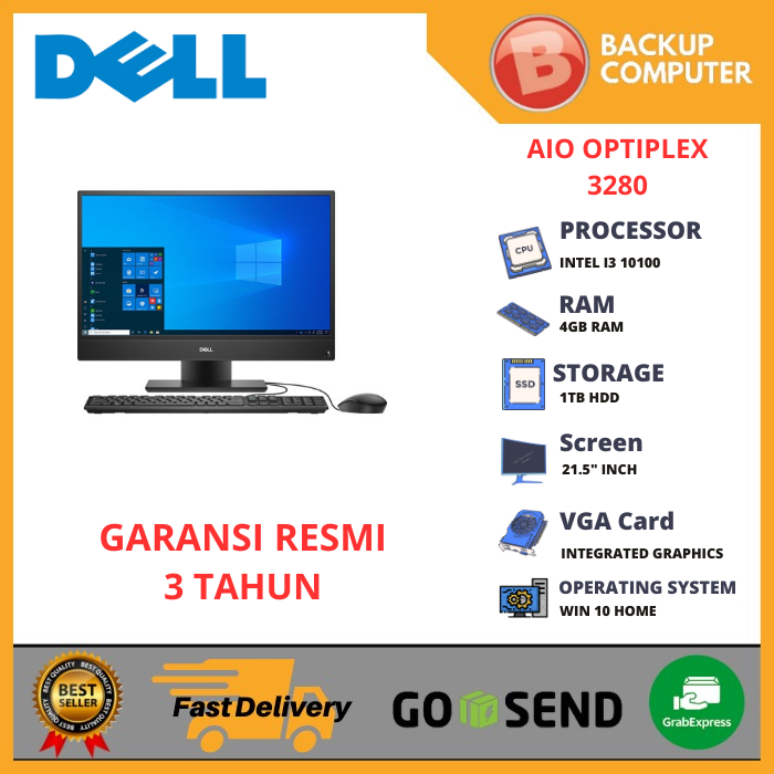 DELL OPTIPLEX AIO 3280 i3 10100T
