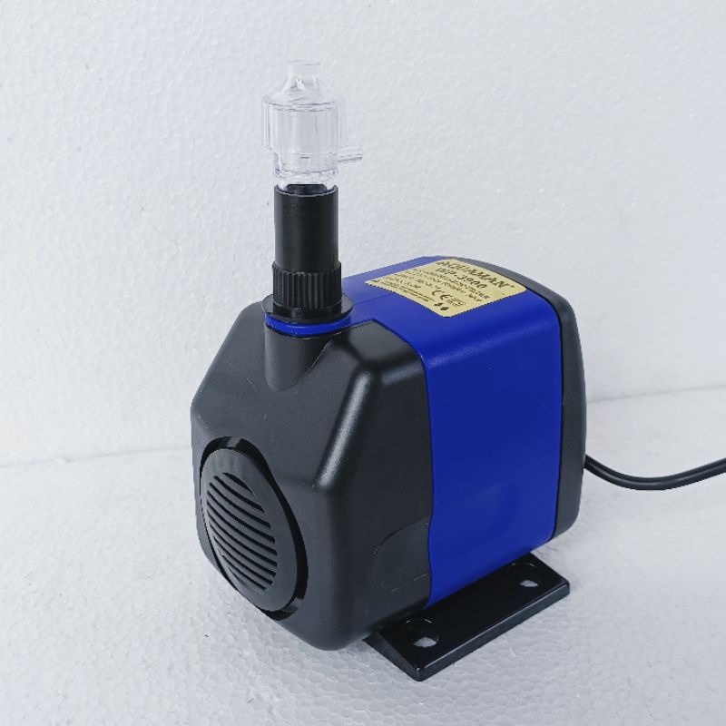 MESIN POMPA WP 3900 waterpump celup kolam hidroponik water pump filter submersible aquarium ph akuarium 3000 LPh liter perjam mesin BIRU HITAM [AQMN WP3900]