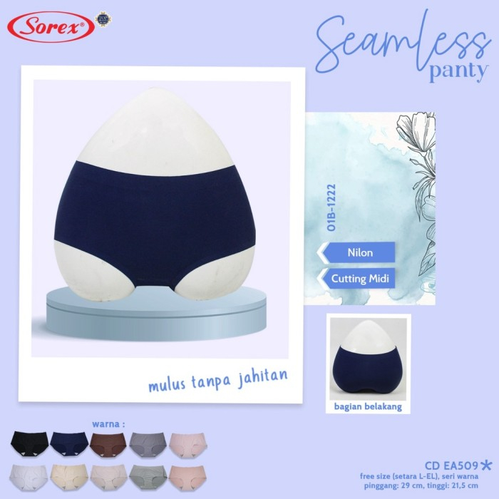RC CD CELANA DALAM SEGITIGA SOREX POLOS SEAMLESS ART EA510/EA09 ANTI NYEPLAK TANPA JAHITAN