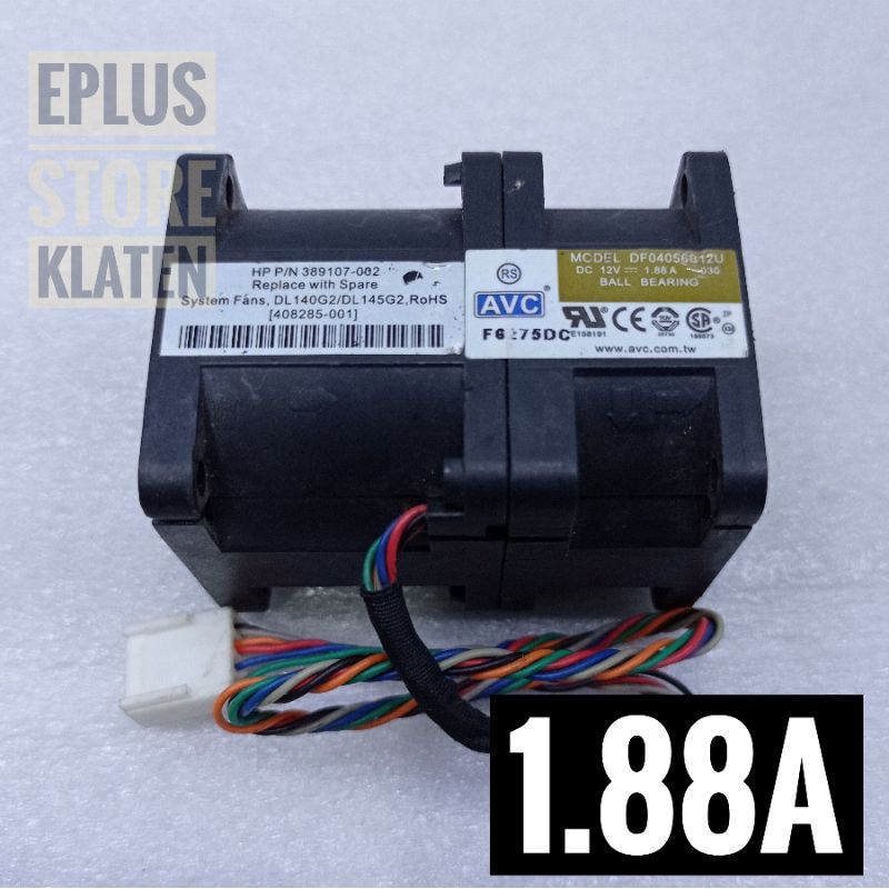 Kipas fan 4cm 12v 1.88A 15000rpm AVC Bearing Doubel fan super kenceng KP264