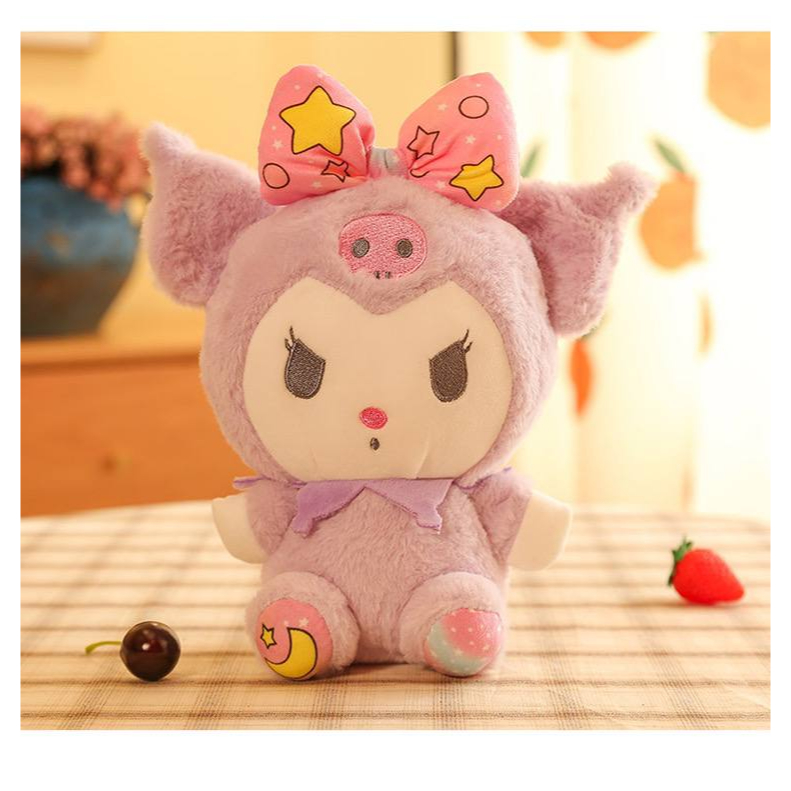 MAINAN BONEKA CINNAMOROLL MELODY KUROMI POCHACCO DOG BULAN BINTANG STAR MOON PLUSH