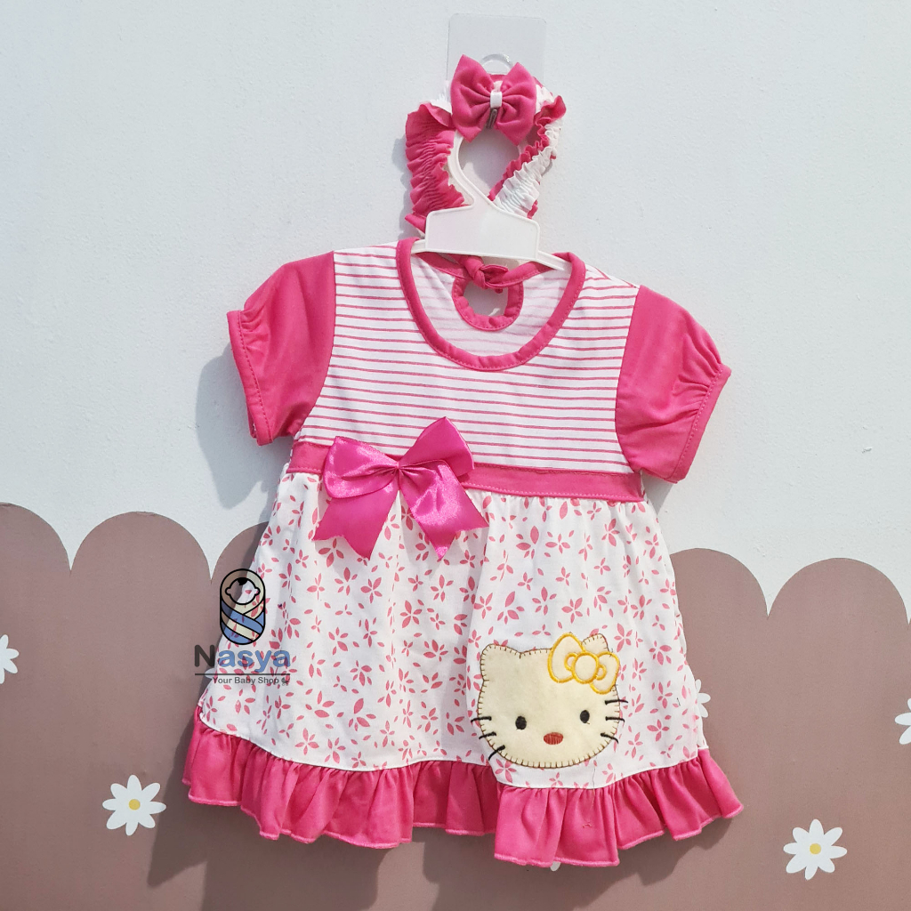 [P-019] Dress Bayi (0-6 bulan) Perempuan Motif Matahari