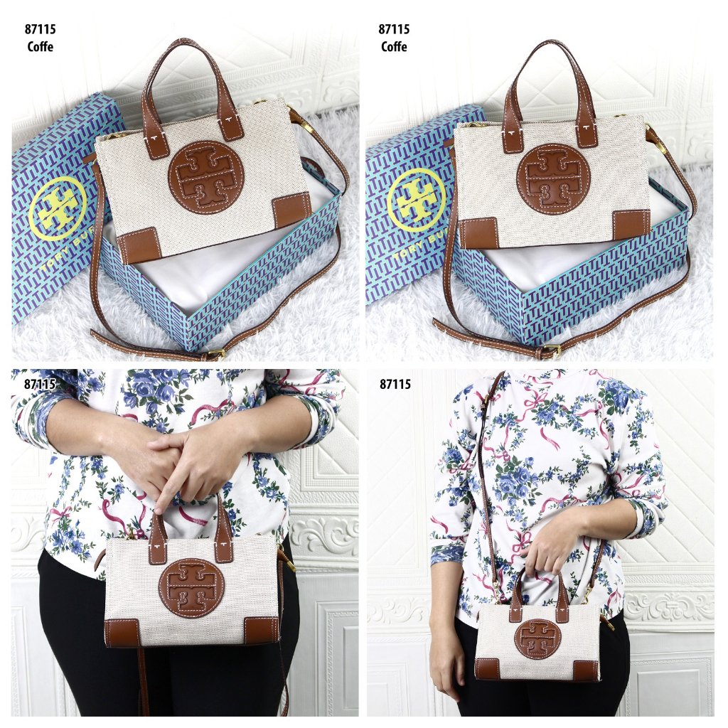 TAS T CANVAS ELLA SHEARLING TOTE 87115 (FREE BOX)