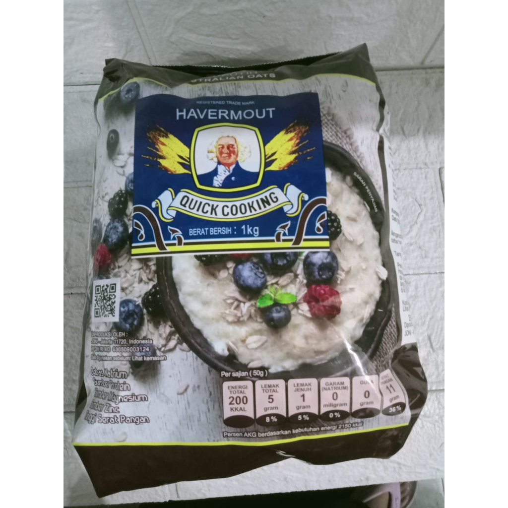 

LIGO HAVERMOUT QUICK COOKING 1KG / LIGO OAT 1KG exp 03/2026