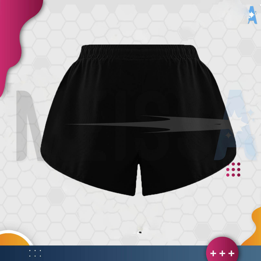 Short Pants Celana Pendek Olahraga Unisex  Parasut Premium Gym Fitnes Running Lari