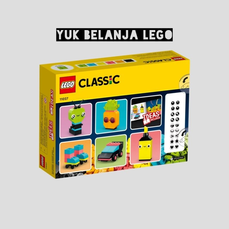 LEGO Classic 11027 Creative Neon Fun (333 pieces)