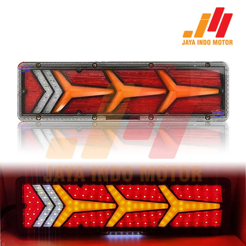 Stoplamp Model Lambo 3 Panah Truck 24 V