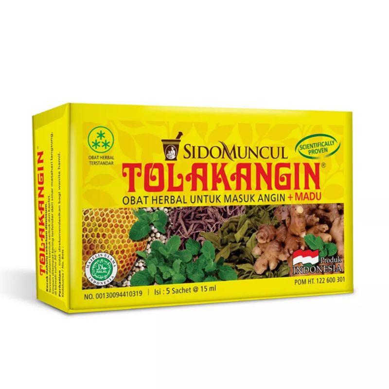 

Tolak angin/obat mual/obat masuk angin (isi 5sachet)