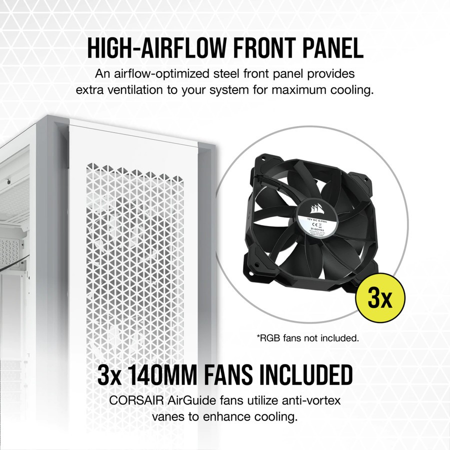 CORSAIR 7000D AIRFLOW Tempered Glass Full-Tower ATX / Casing Gaming