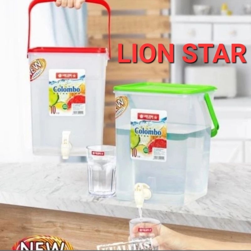 Dispenser air drink jar lion star 10 liter/Tempat air minum dispenser 10 liter lion star