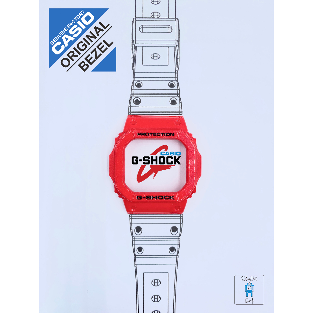 Bezel Casio G-shock original parts GLS5600 GLX5600 Glide square watch