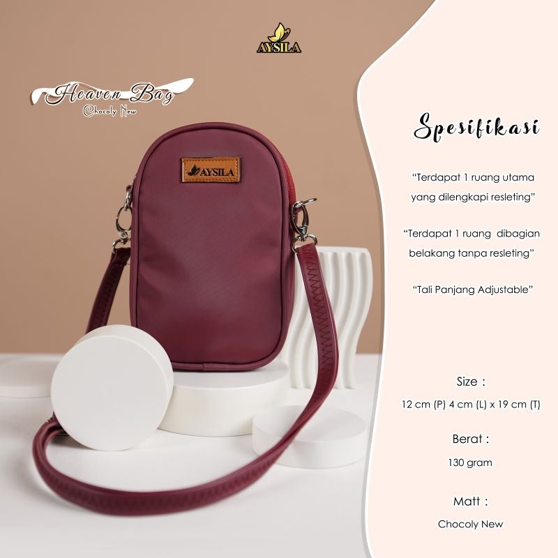 HEAVEN BAG BY AYSILA TAS WANITA MURAH BAHAN CHOCOLY