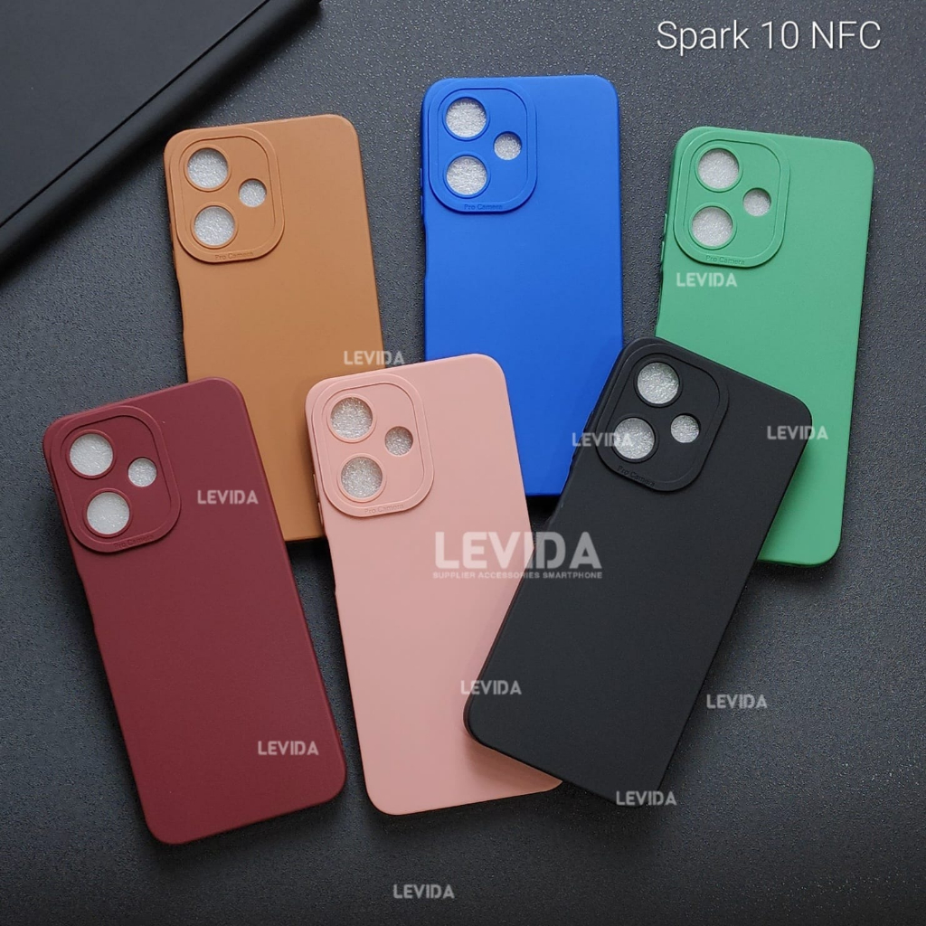 Tecno Spark 10c Tecno Spark 10 Nfc Tecno Spark 10 Pro Nfc Softcase Procamera silicon Matte Case full