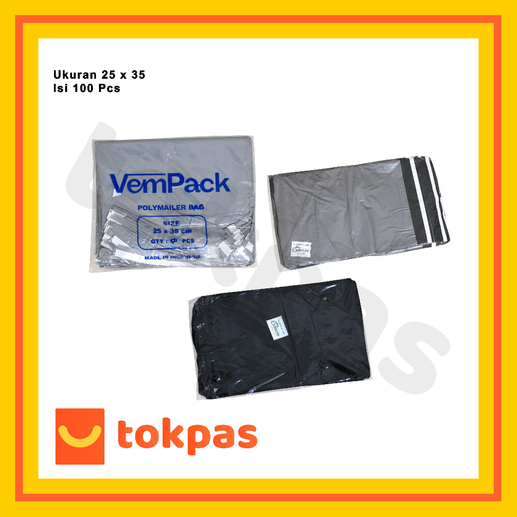

Plastik Polymailer 25 x 35 Isi 100 pcs Plastik Packing Warna [Cabang Cimanggis]