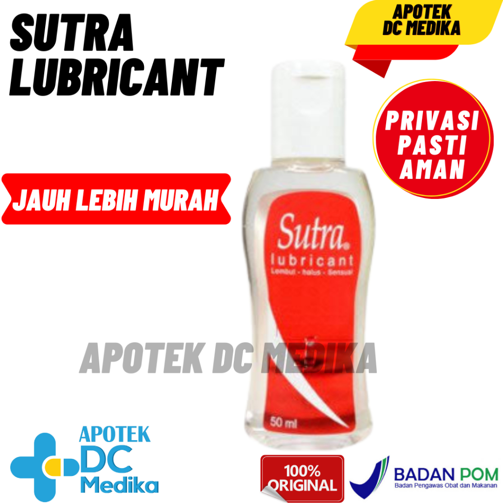 Sutra Lubricant 50 ml / Sutra Gel 50ml / Sutra pelumas Gel / Lubrican / Lubrikan