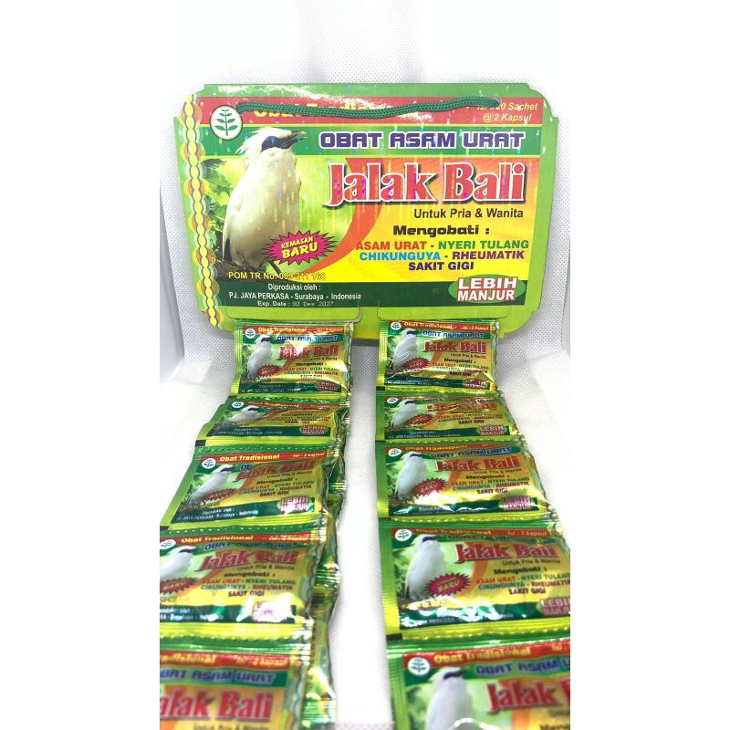 JALAK BALI KAPSUL ASAM URAT jamu cap jalak bali