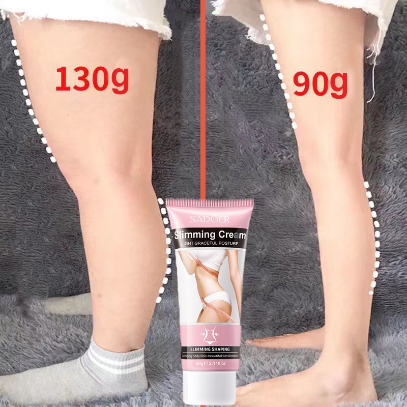 SADOER Slimming Cream Krim Pelangsing Membakar Lemak Kurus Dengan Cepat Pelangsing Membentuk - Mengecilkan Perut Paha Lengan Bagian Punggung