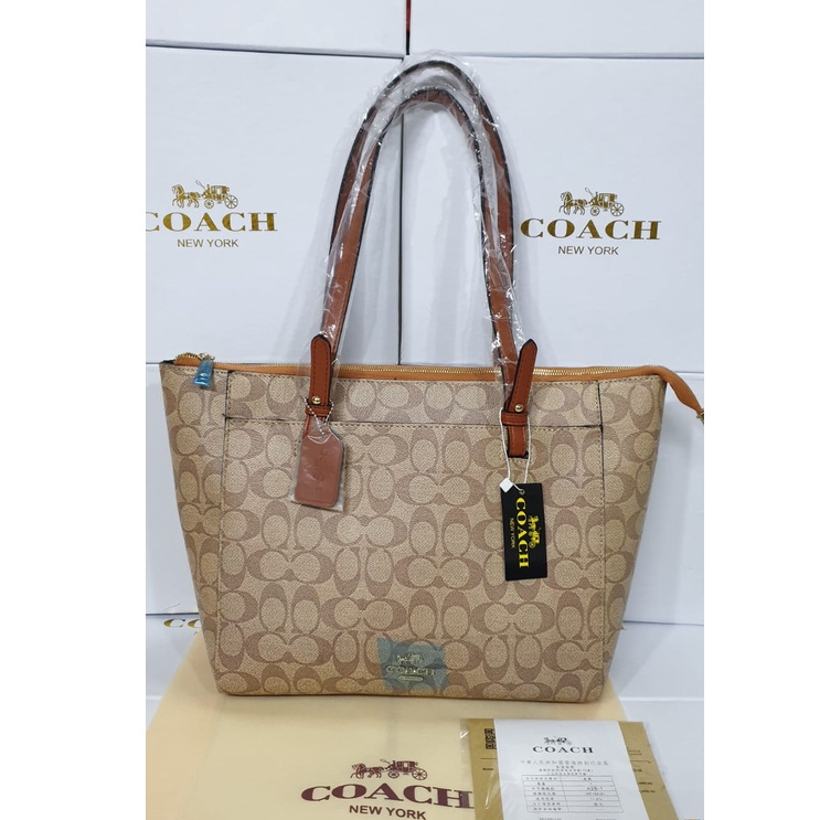 CO@CH Tote Signature Canvas Tote Coach New