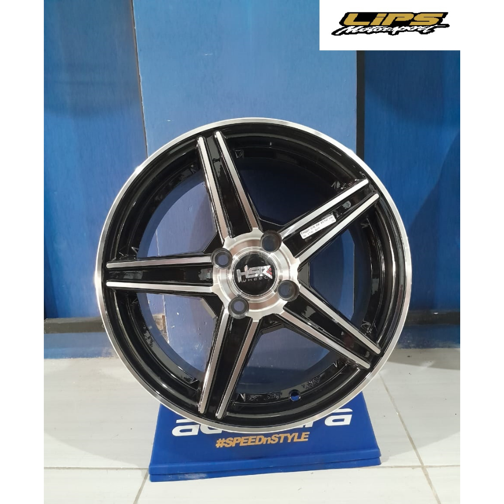 veleg mobil honda city R15 H4X100 hsr emission velg recing lebar65 BMF