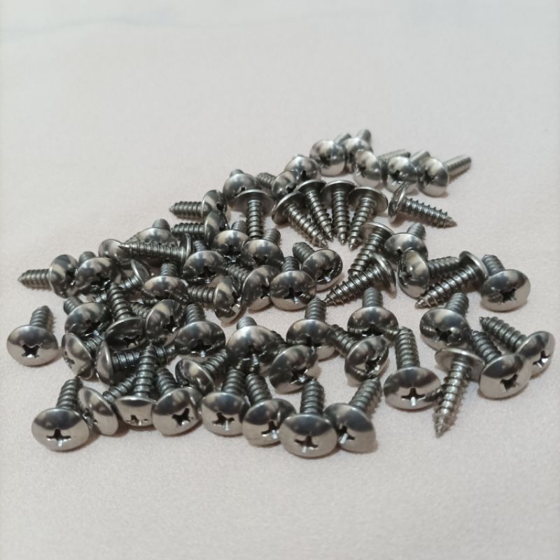 Baut Sekrup JT# 8 5/8 (m4x15) Stainless 304