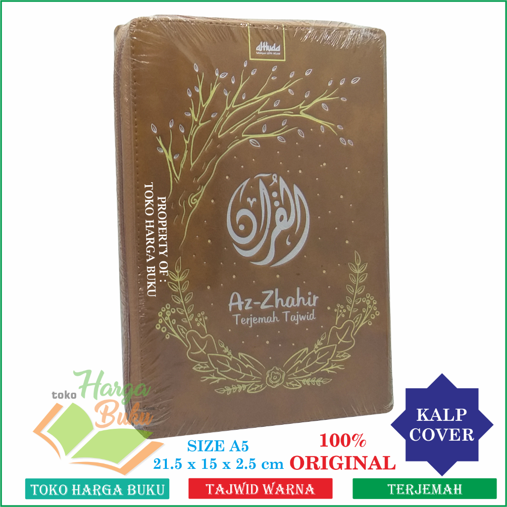 Al-Quran Az-Zhahir A5 Jaket Cover Kalp Terjemah Tajwid Dilengkapi Asbabun Nuzul Rasm Usmani Penerbit Al-Huda