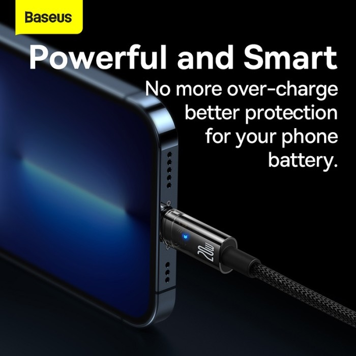 BASEUS Explorer Auto Power-Off Fast Charging Cable C to IP 20W 2m CATS