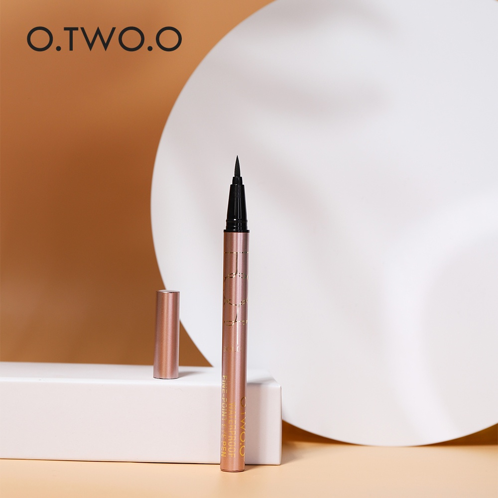 ✨LACIKOSME✨ O.TWO.O MIRACULOUS CAT EYE STAMP EYELINER PEN - ROSE GOLD SUPER WATERPROOF EYELINER