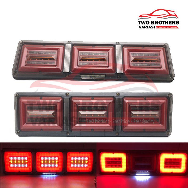 Lampu belakang LED mobil truk universal