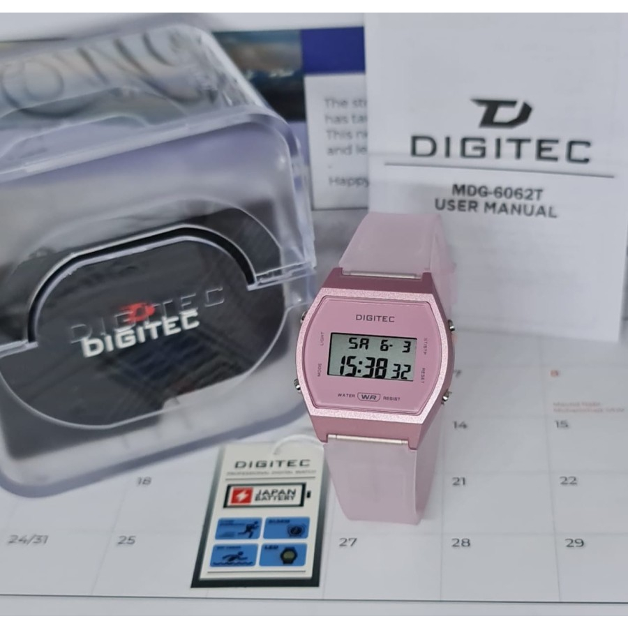 DIGITEC MDG-6062T MDG 6062T MDG6062T Watch Jam Tangan Digitec Original