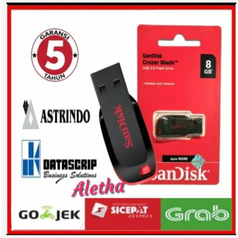 Flashdisk Sandisk Usb 8gb Blade 2.0. Original